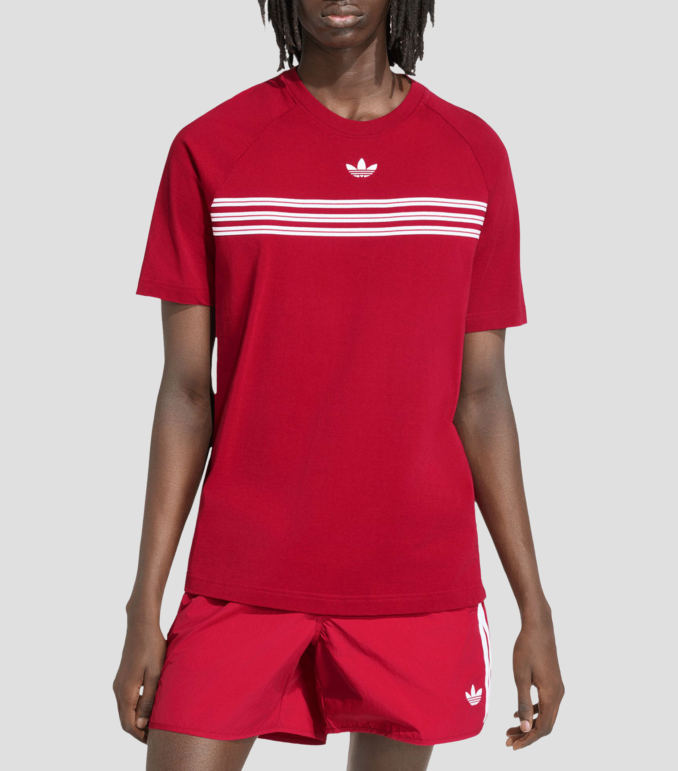 Playera cuello redondo manga corta lisa Hombre